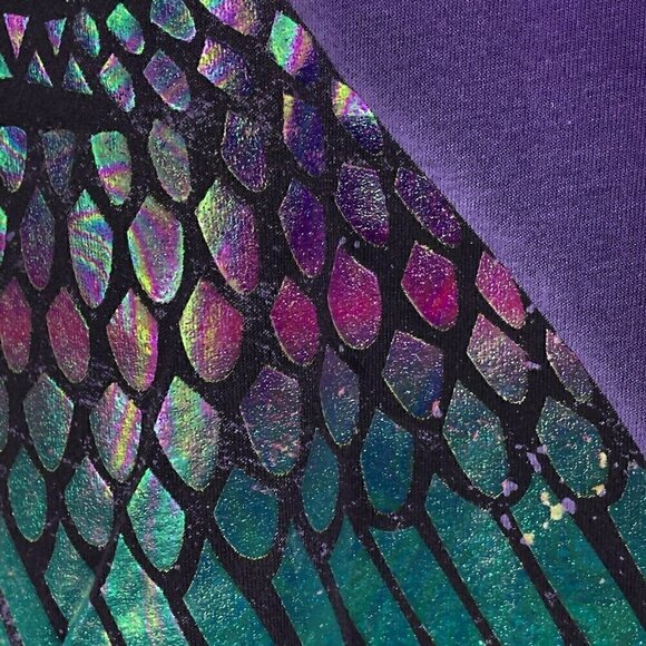 Universal Studios The Mummy Falcon Short Sleeve Purple T Women’s L Iridescence - Picture 8 of 11